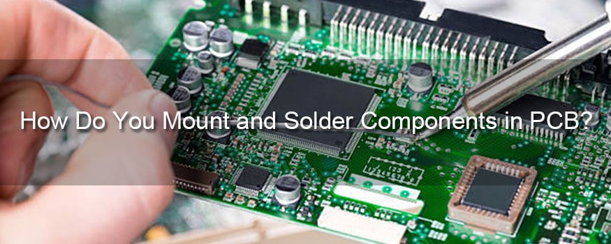 Soldering components on PCB